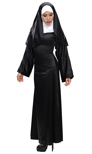 Full Body Satin Nun